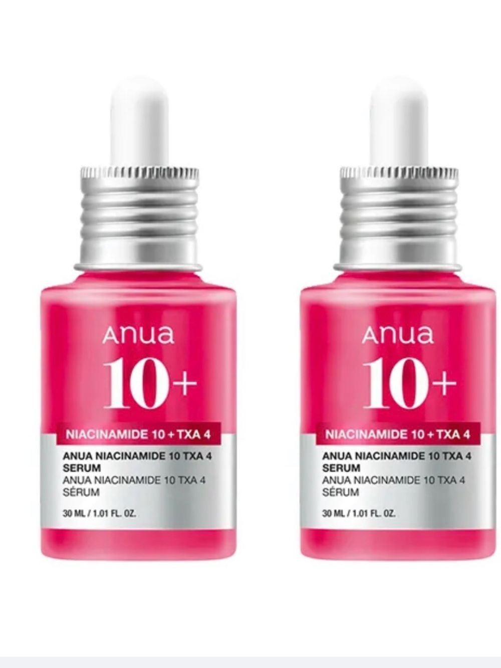 🌸 Anua Niacinamide 10% + TXA 4% Serum 1.01 fl.oz Each (Set of 2) Korean